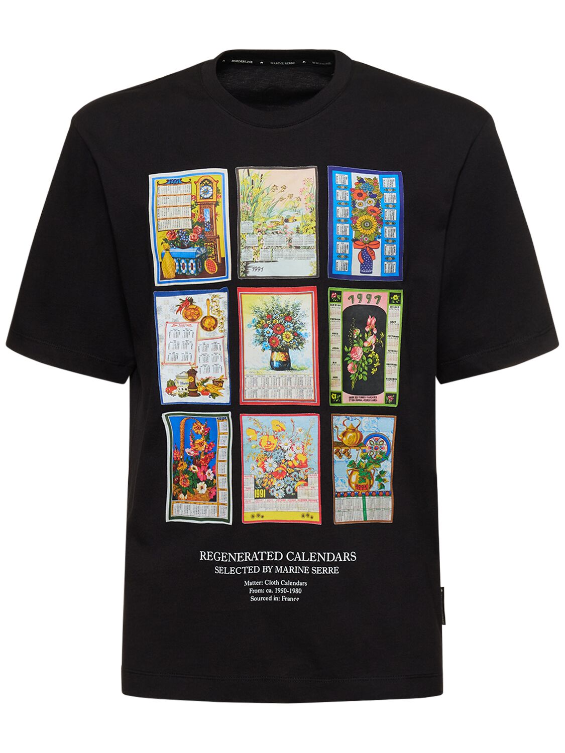 Image of Printed Organic Cotton Jersey T-shirt