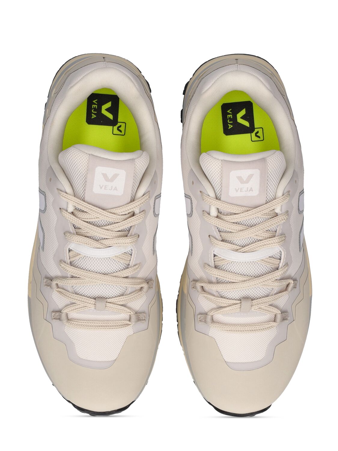Shop Veja Fitz-roy Bastille Sneakers In White,beige