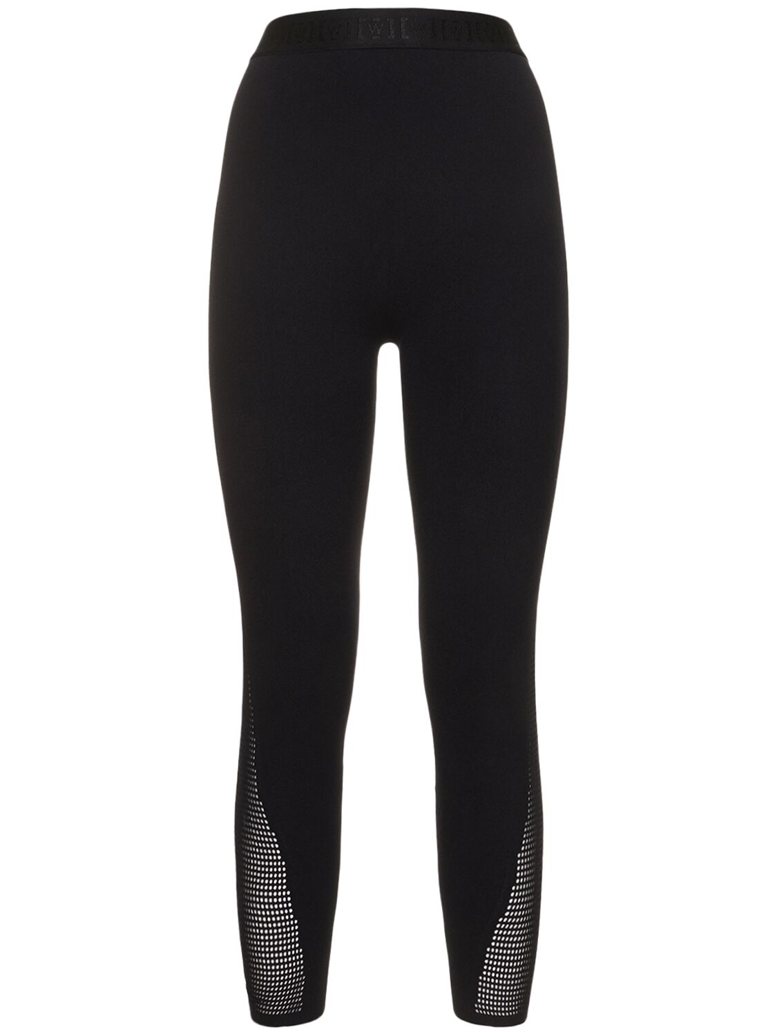 Black Mugler Edition Shaping Leggings by Wolford on Sale