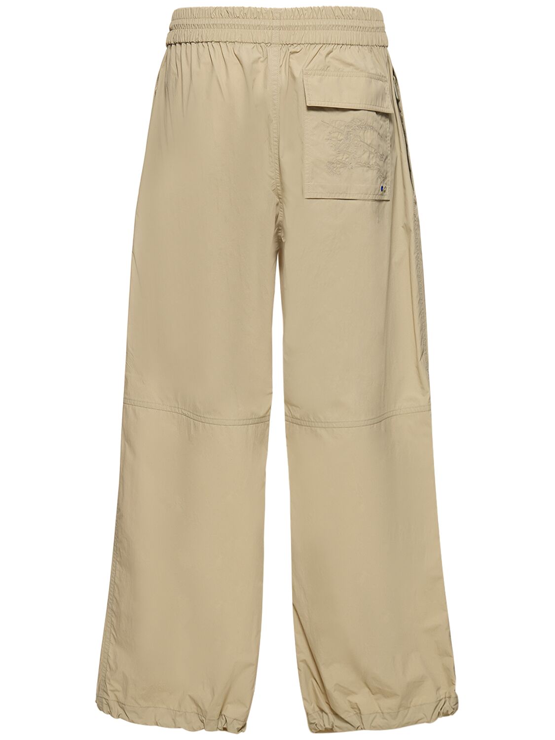 Shop Burberry Stretch Cargo Pants In Hunter