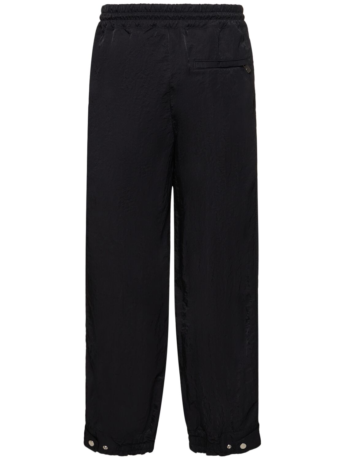 Shop Burberry Nylon Tailored Pants In Schwarz