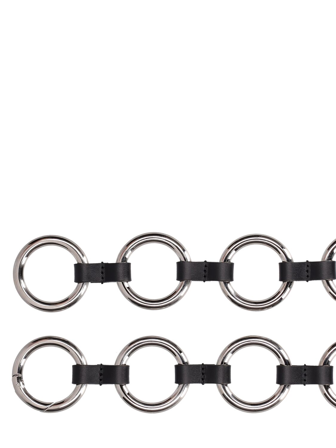 Shop Michael Kors Marisa Leather Belt In Black