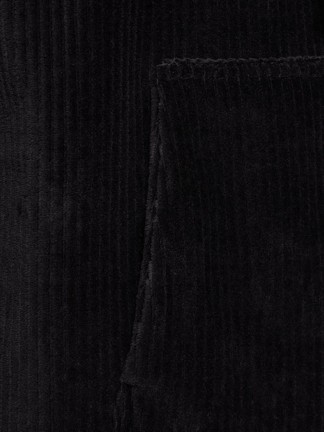 Shop Giorgio Brato Cotton Blend Velvet Hoodie In Black