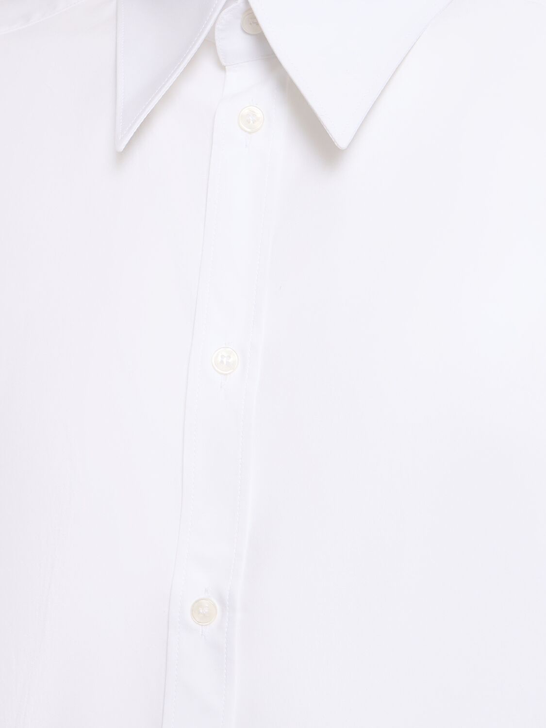Shop Dolce & Gabbana Poplin Classic Shirt In White