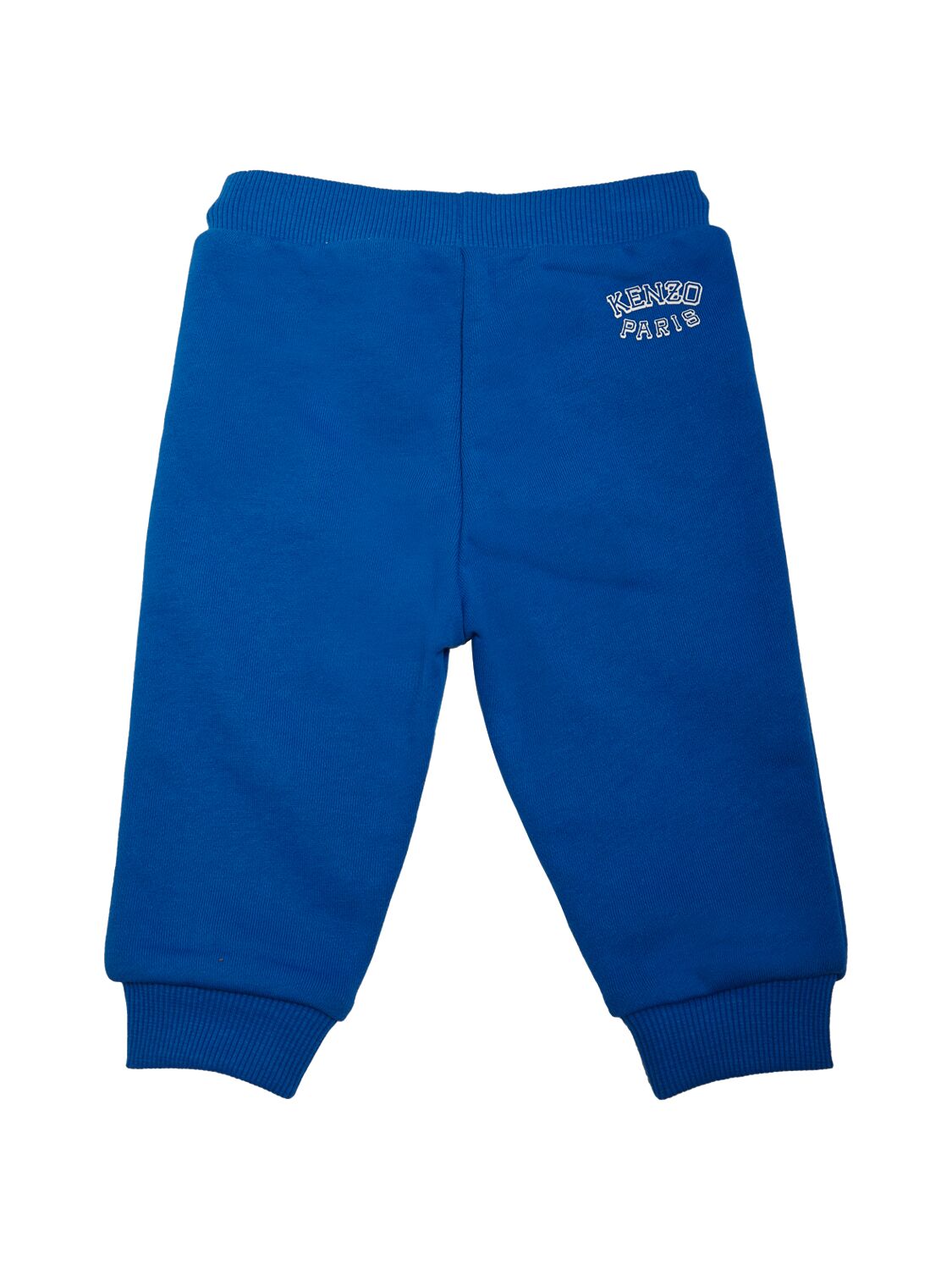 Shop Kenzo Cotton Sweatpants In Royal Blue