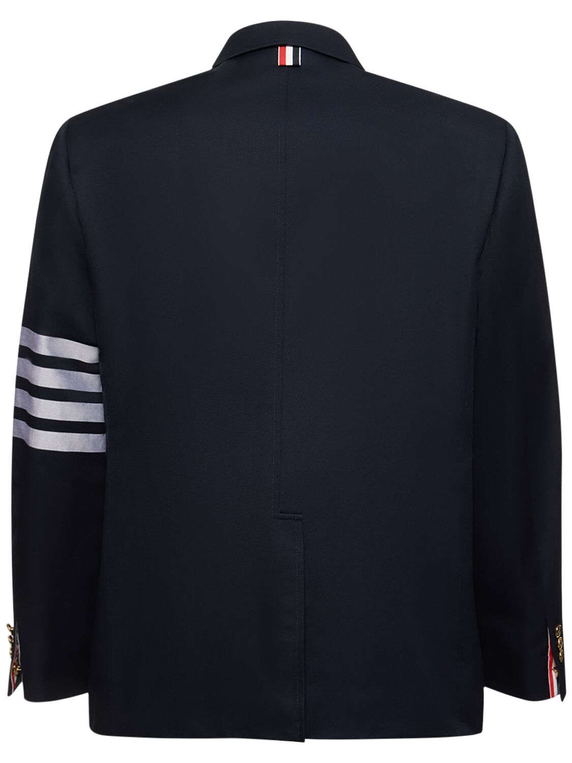 Shop Thom Browne Unstructured Double Breast Blazer In Navy