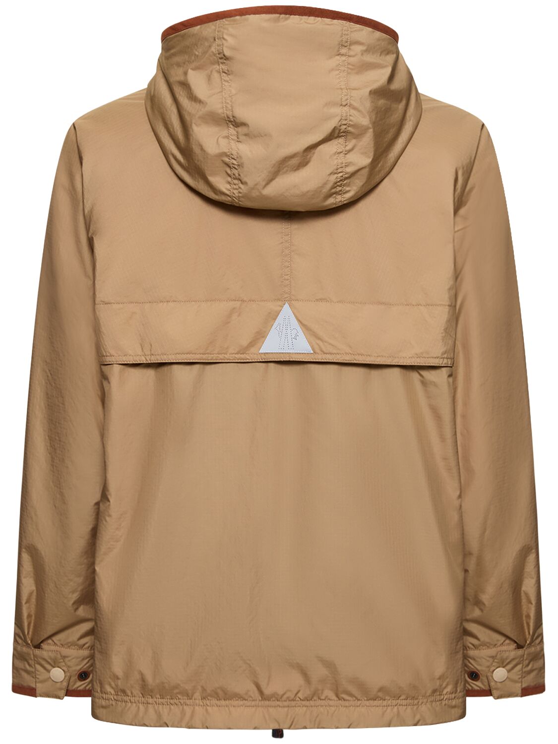 Shop Moncler Rutor Nylon Field Jacket In Beige