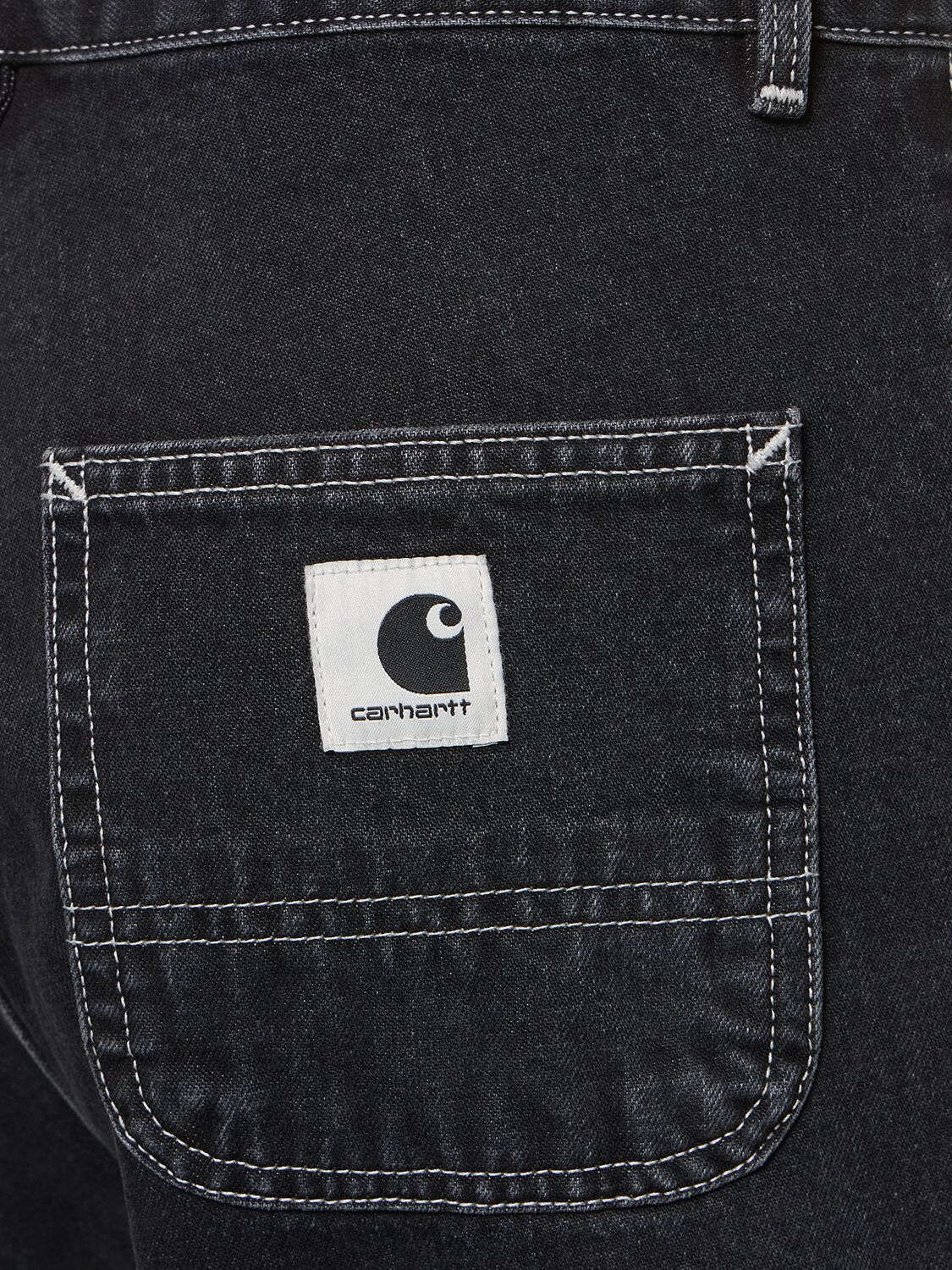 Shop Carhartt Regular Loose Fit Jeans In Black