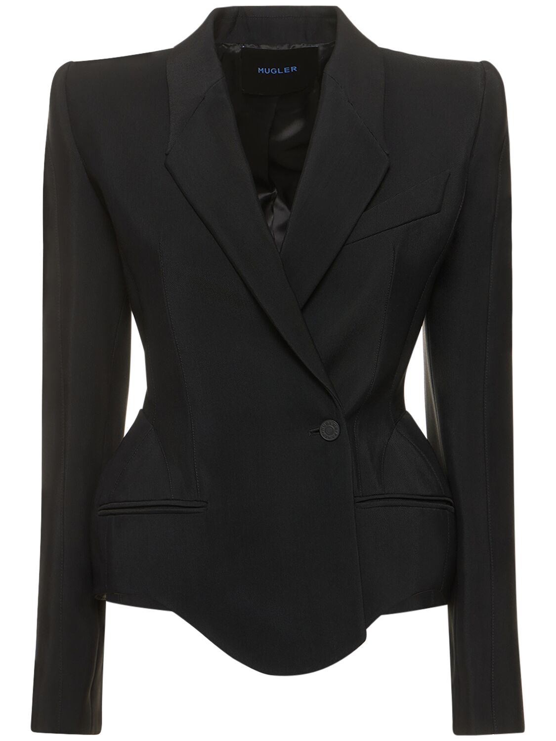 Image of Heavy Fluid Viscose Fitted Jacket