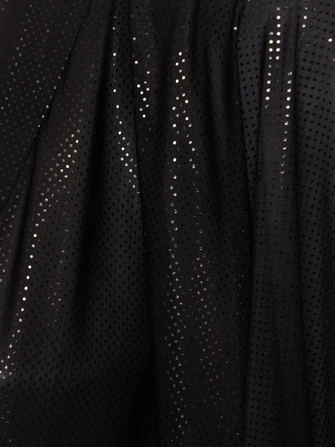 Shop Balmain Shiny Jersey V-neck Mini Kaftan Dress In Black