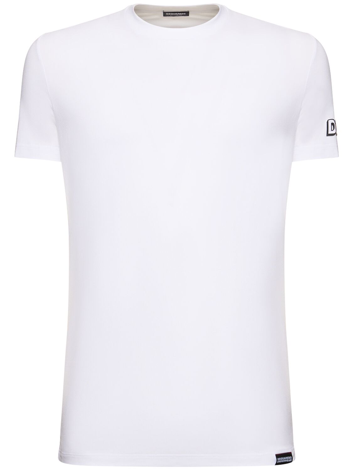 Dsquared2 D2 Crewneck T-shirt In White
