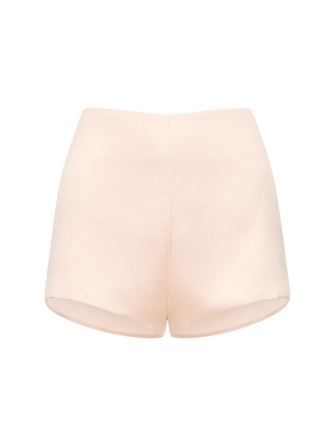 The Andamane Polly High Waisted Shorts In White