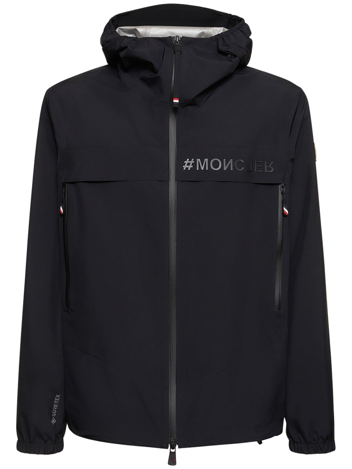 Shop Moncler Shipton Hooded Nylon Jacket In Black