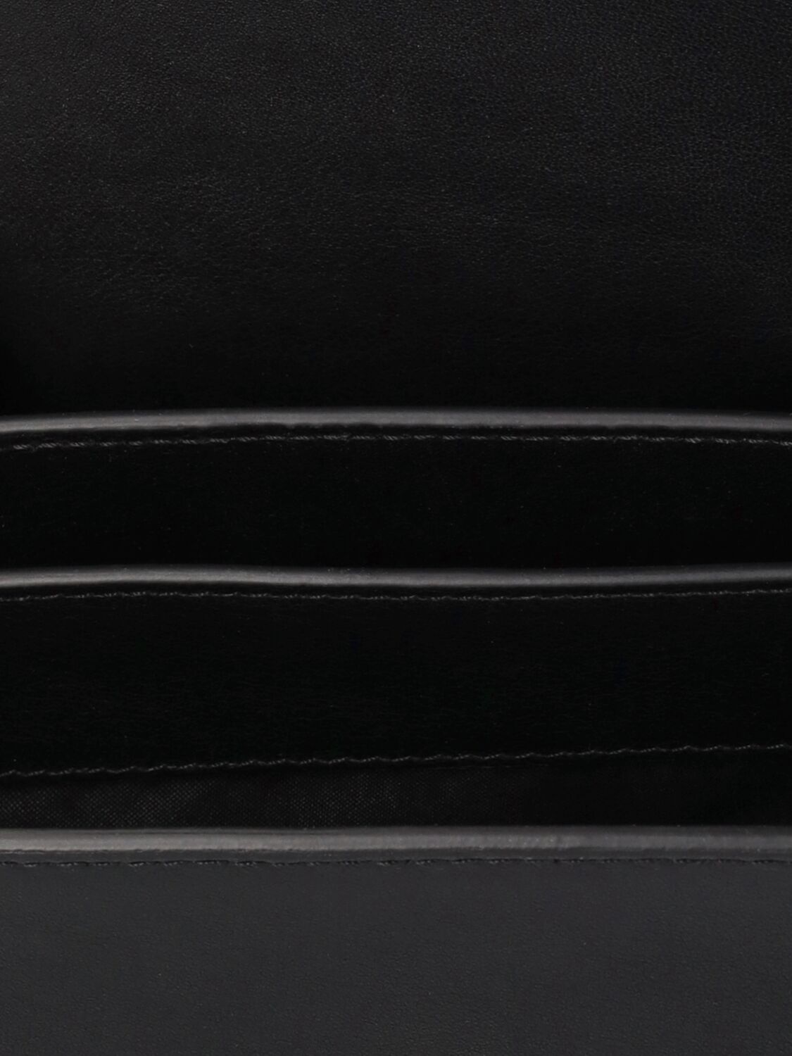 Shop Moschino Logo Leather Shoulder Bag In Black