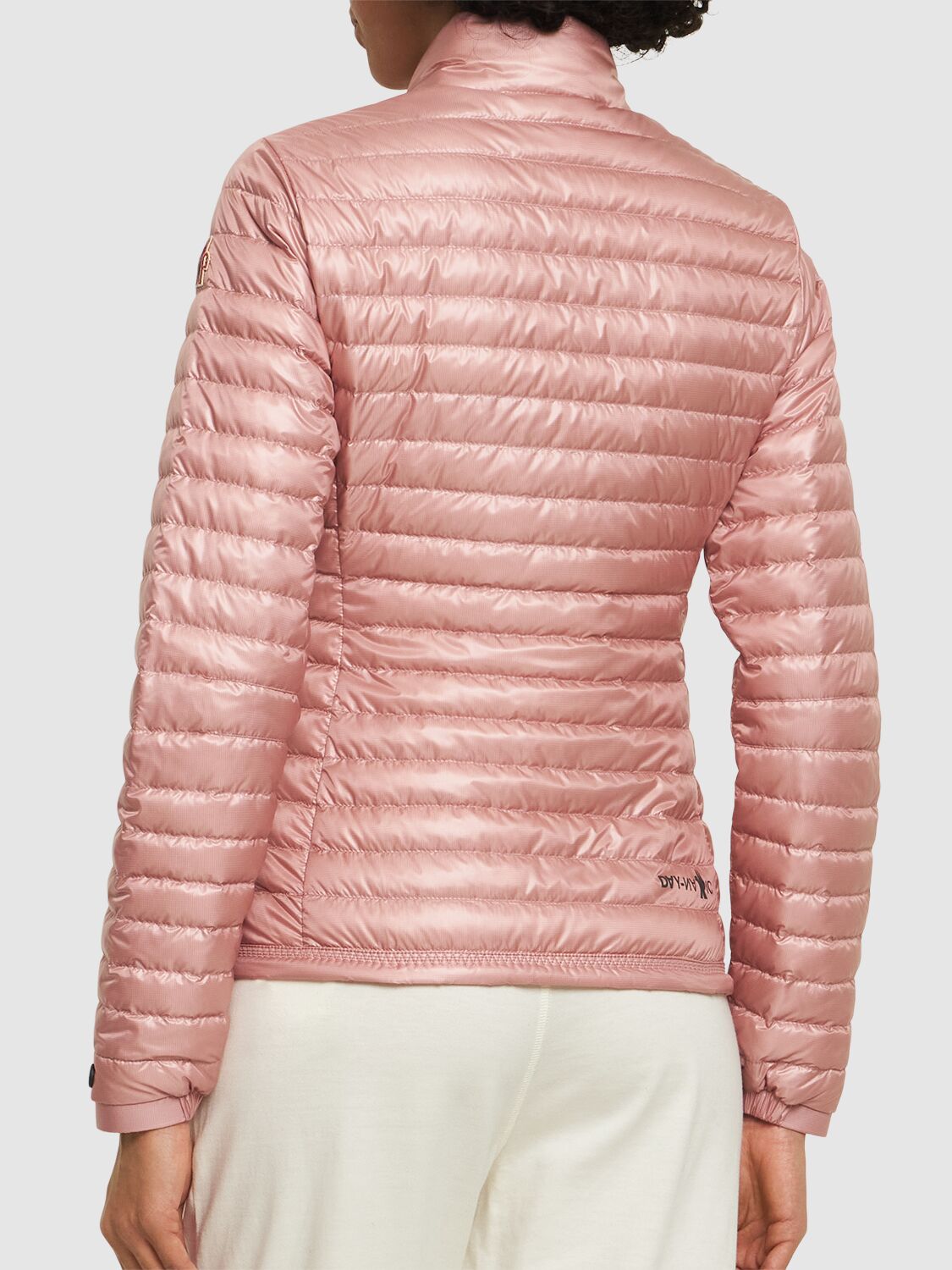 Shop Moncler Pontaix Nylon Down Jacket In Pink