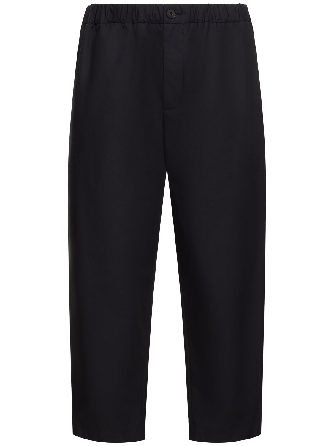 Jil Sander Relaxed Fit Cotton Trousers In Midnight