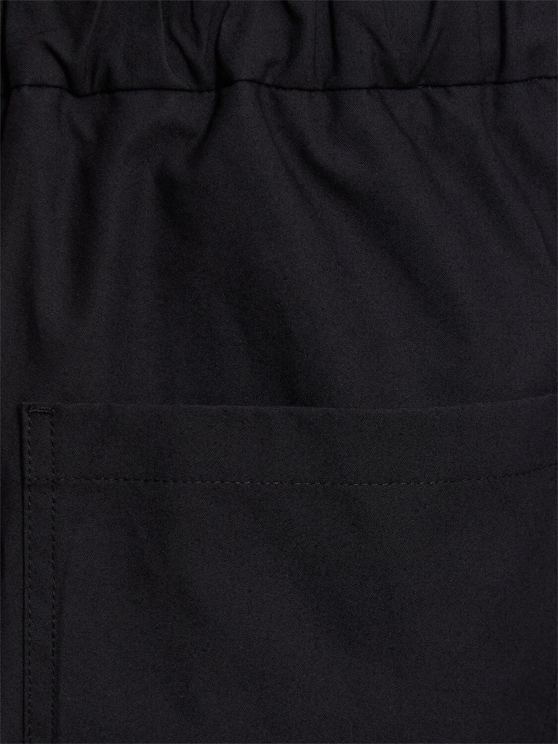 Shop Jil Sander Relaxed Fit Cotton Pants In Midnight