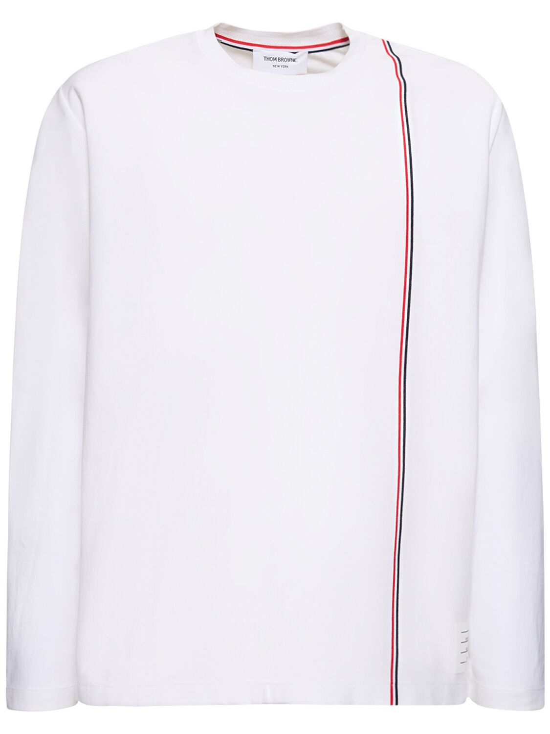 Thom Browne Oversize Cotton L/s Shirt In White