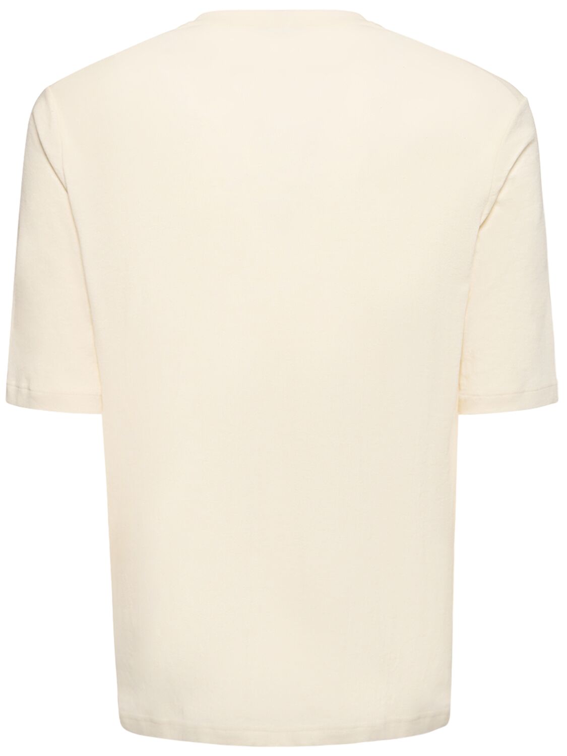 Shop Jil Sander Layered Cotton T-shirts & Tank Top In Polar