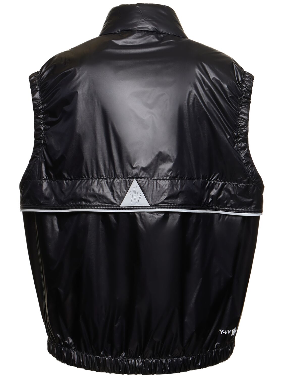 Shop Moncler Ollon Nylon Down Vest In Black