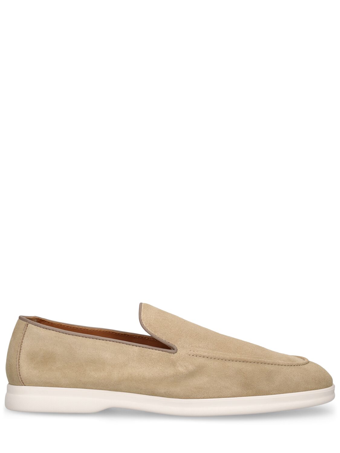 Doucal's Adler Suede Loafers In Sand
