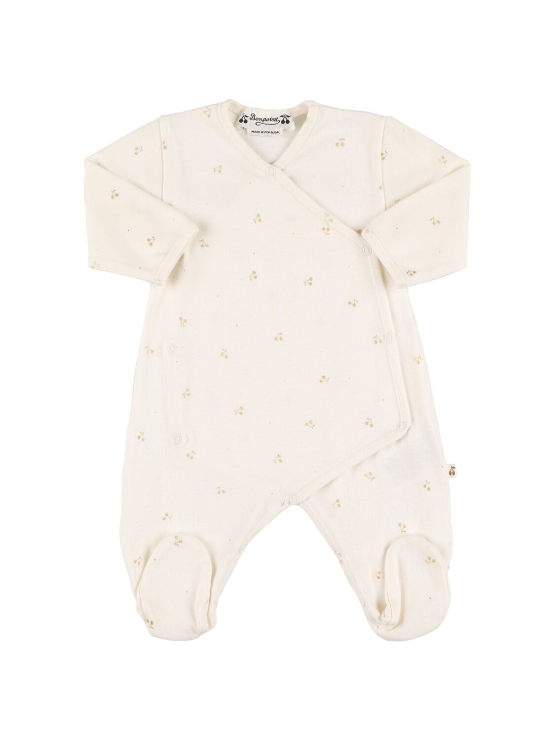 Bonpoint Babies' Cotton Romper In Gold