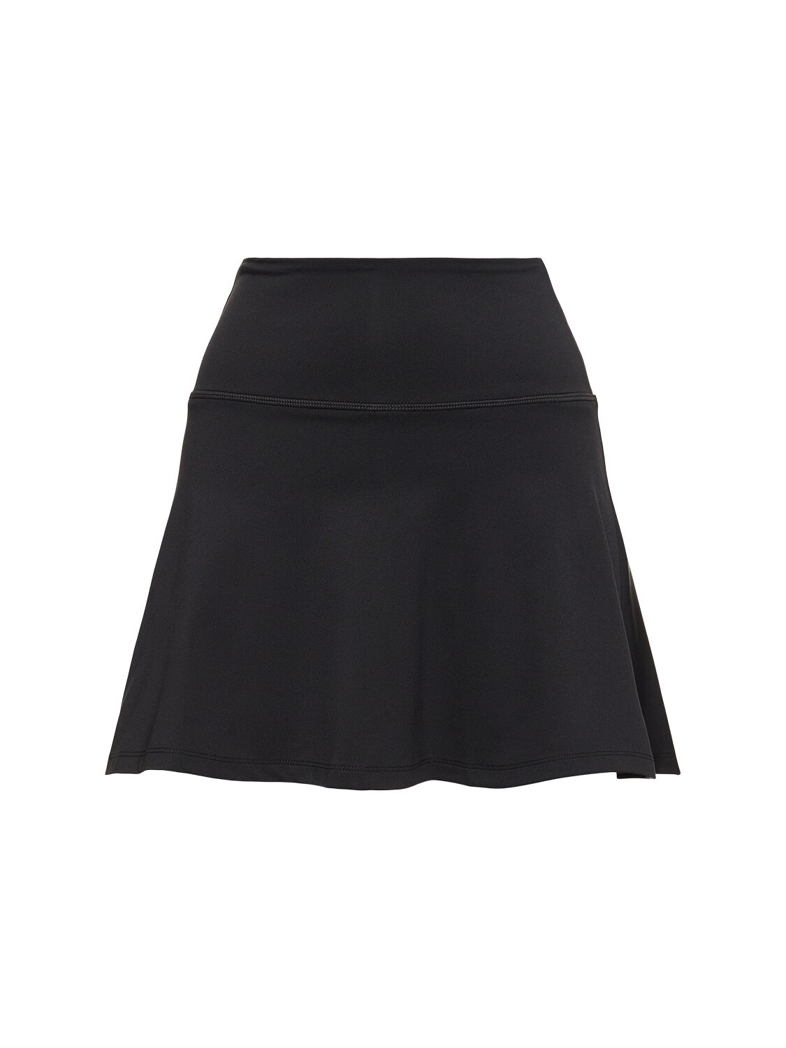 Girlfriend Collective The High Rise Float Skort In Black