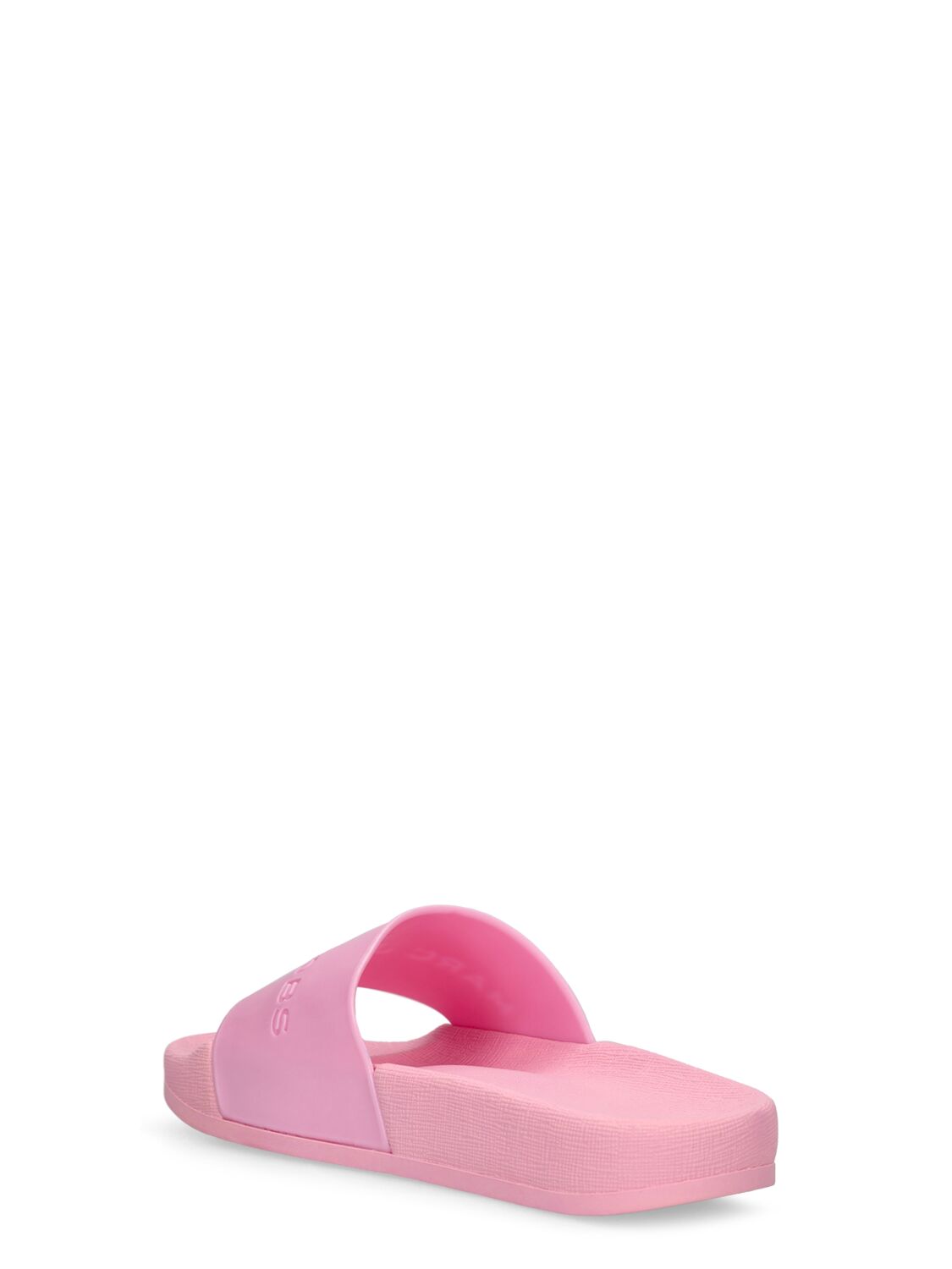 Shop Marc Jacobs Monochromatic Rubber Slides In Pink