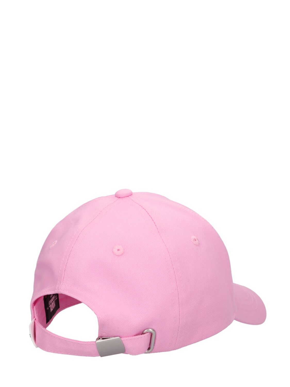 Shop Karl Lagerfeld Cotton Twill Baseball Cap In Pink