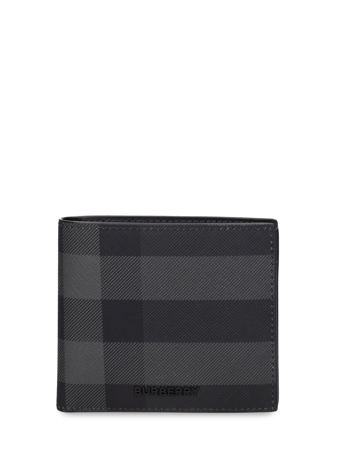 Image of Checked Billfold Coin Wallet