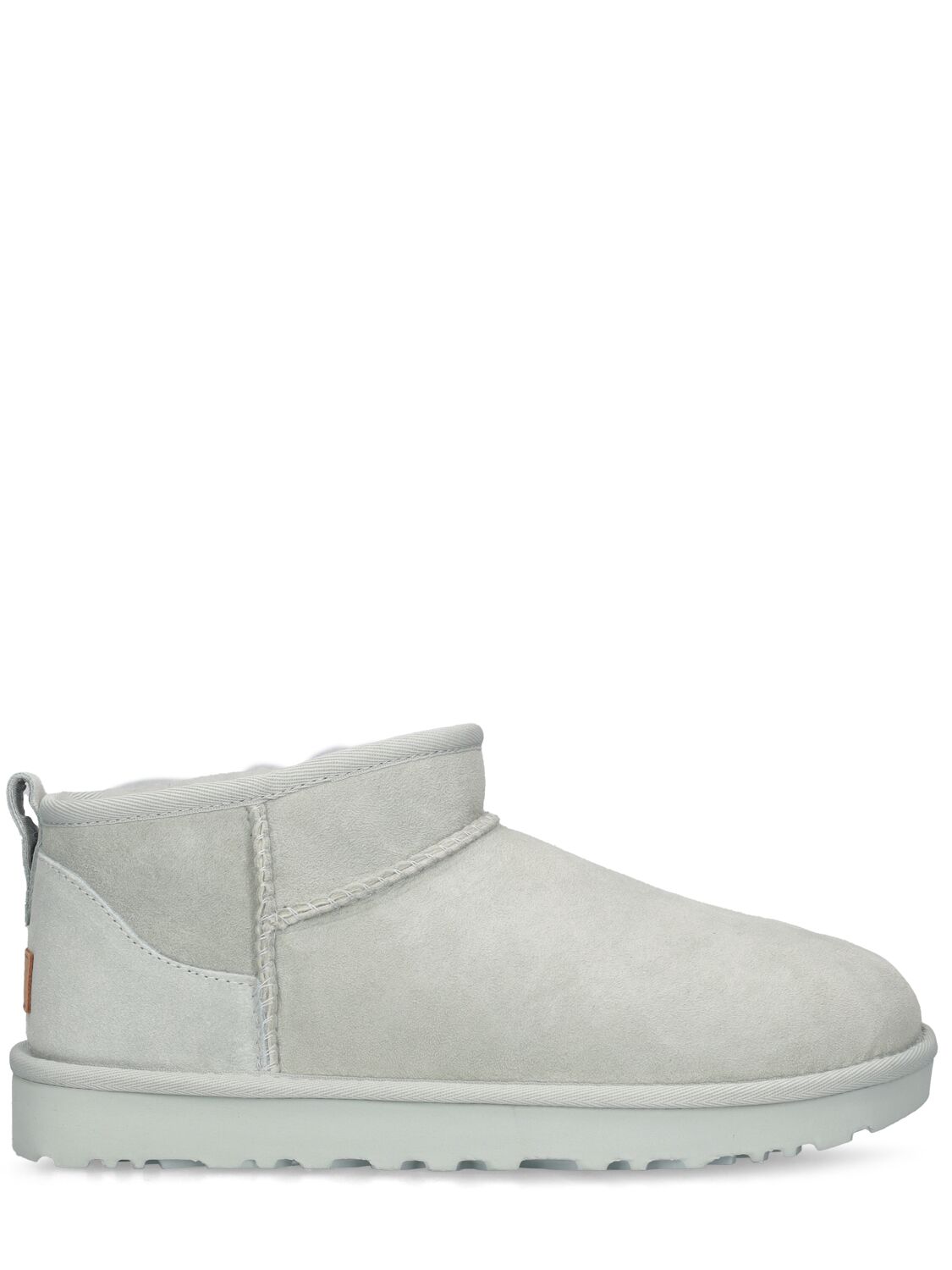 Ugg 10mm Classic Ultra Mini Shearling Boots In Off White