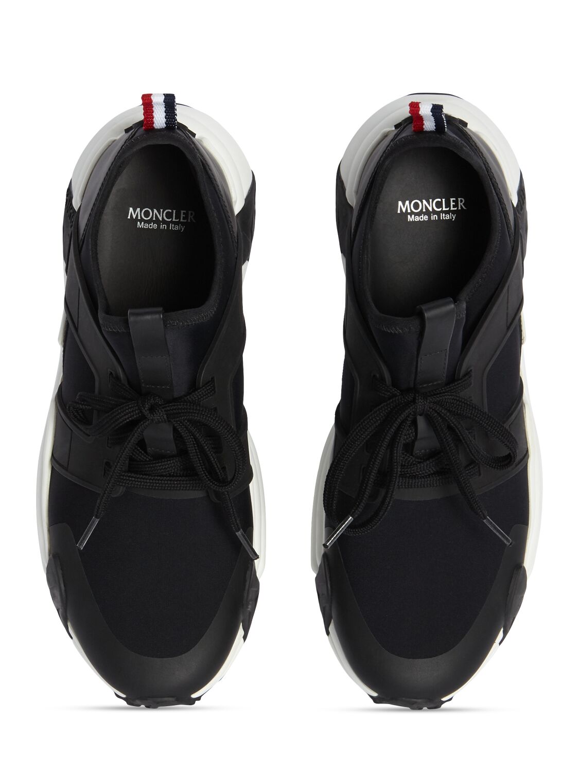 Shop Moncler 5.5cm Lunarove Tech Sneakers In Black