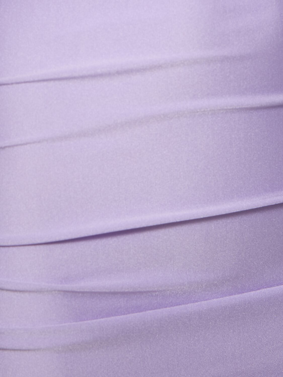 Shop The Andamane Oleandra Shiny Lycra Mini Dress In Purple