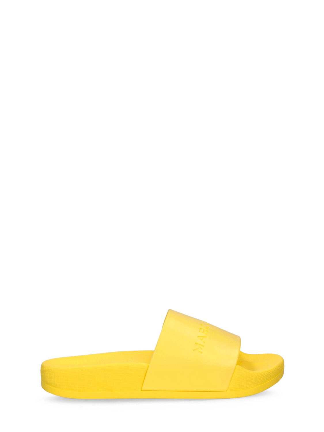 Marc Jacobs Kids' Monochromatic Rubber Slides In Yellow
