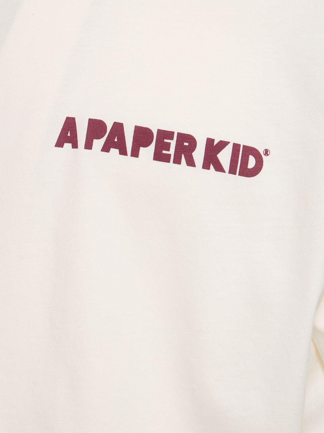 Shop A Paper Kid Unisex T-shirt In Crema