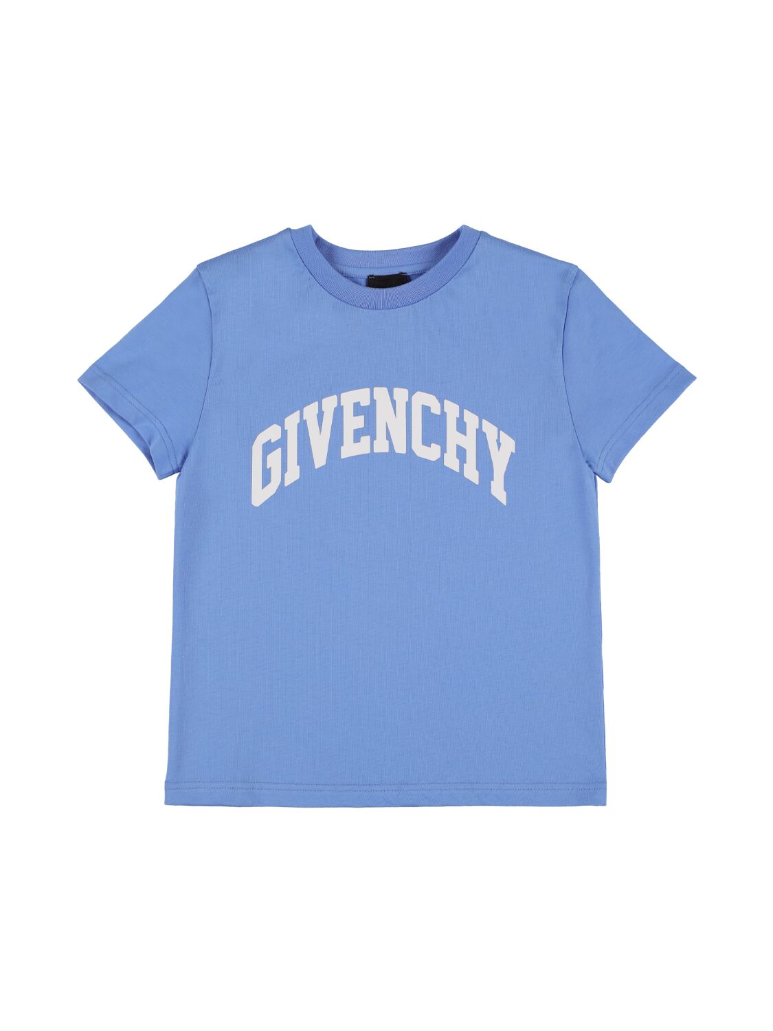 Givenchy Cotton Jersey T-shirt In Blue