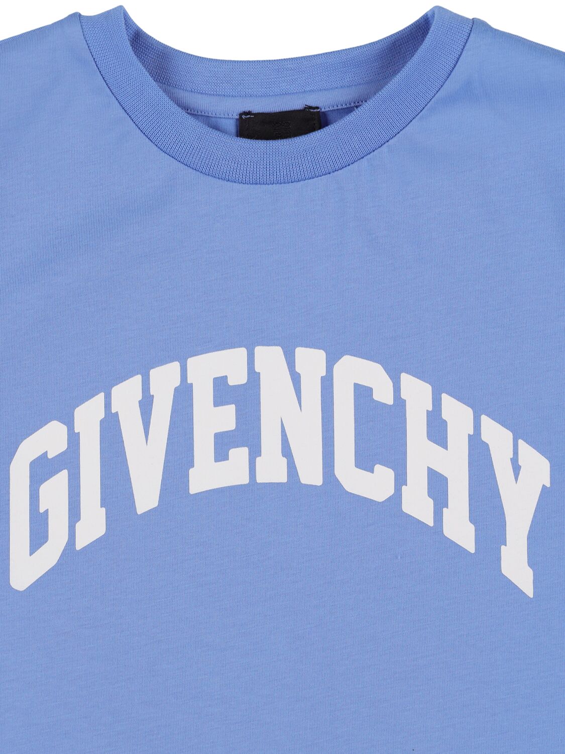 Shop Givenchy Cotton Jersey T-shirt In Blue