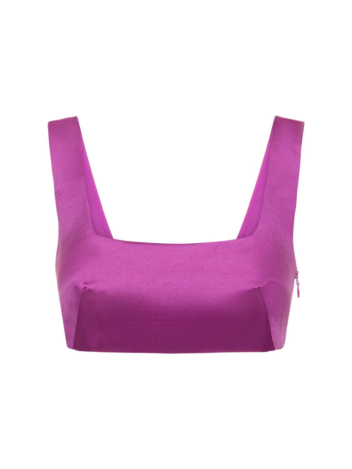 The Andamane Muse Bralette Crop Top In Purple