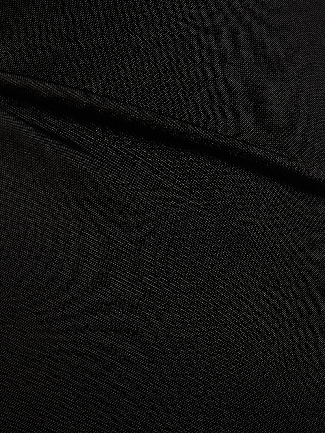 Shop The Andamane Priscilla Stretch Viscose Flare Jumpsuit In Black