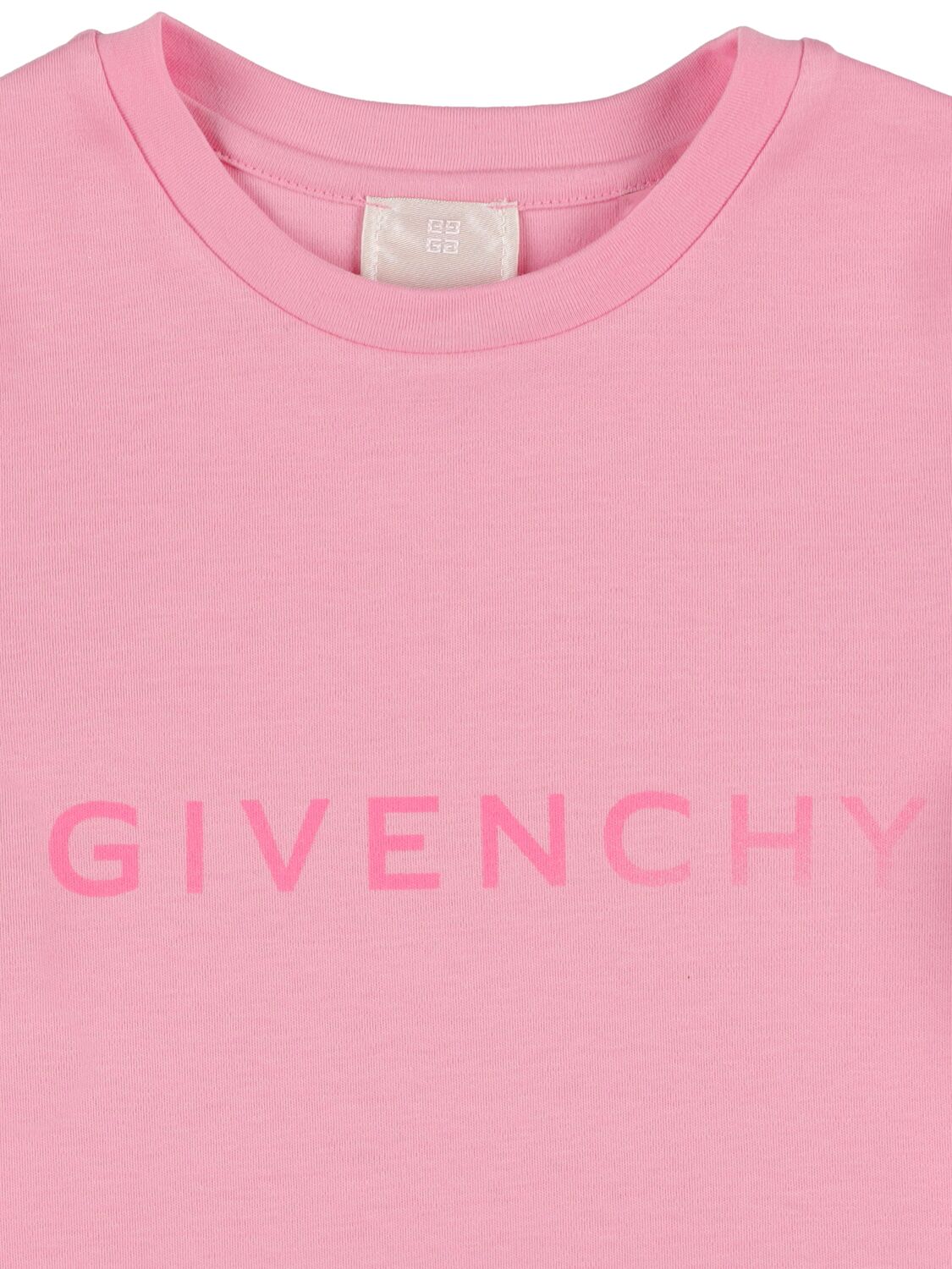 Shop Givenchy Cotton Interlock Dress In Pink