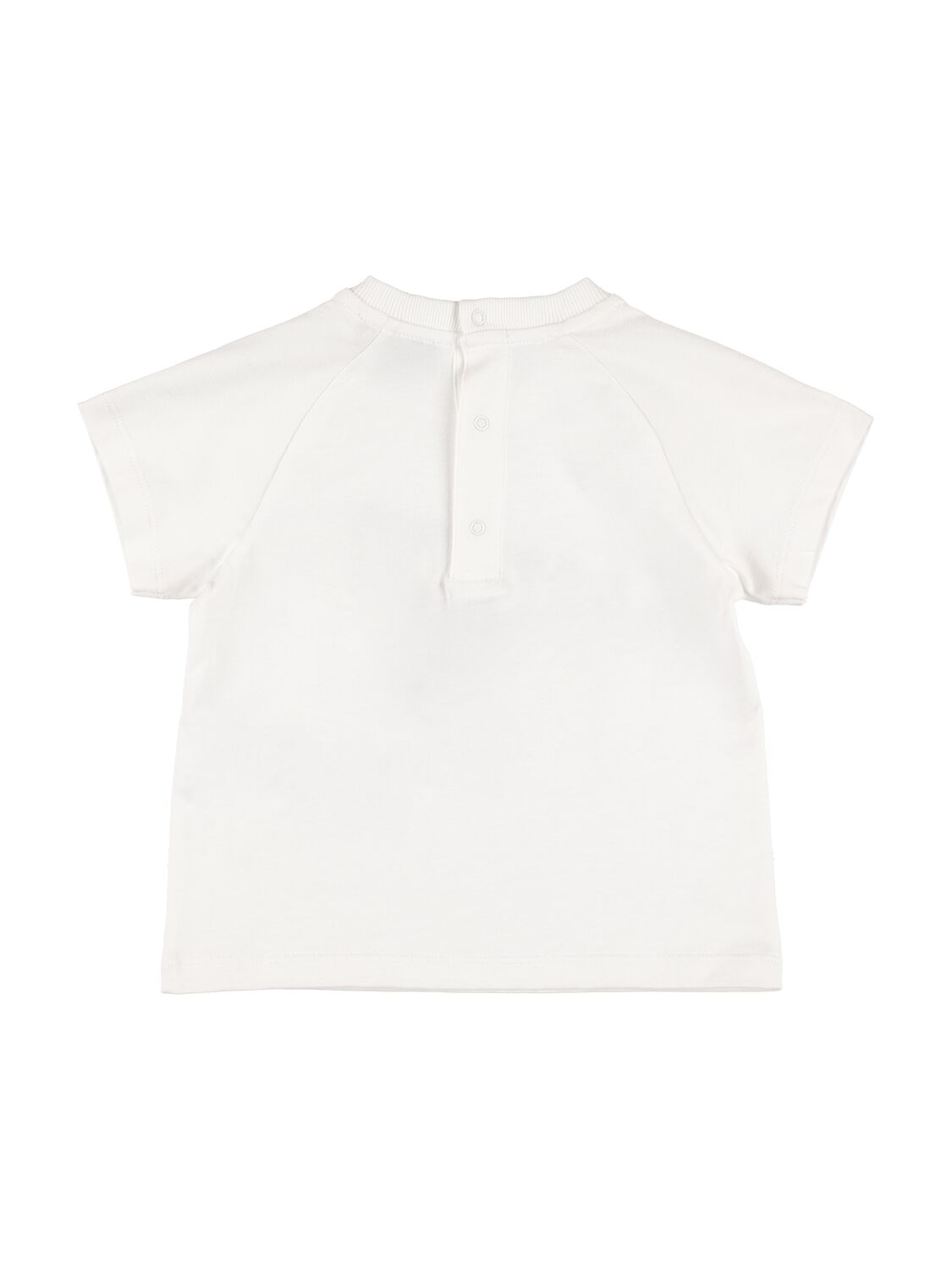Shop Moschino Cotton Jersey T-shirt In White