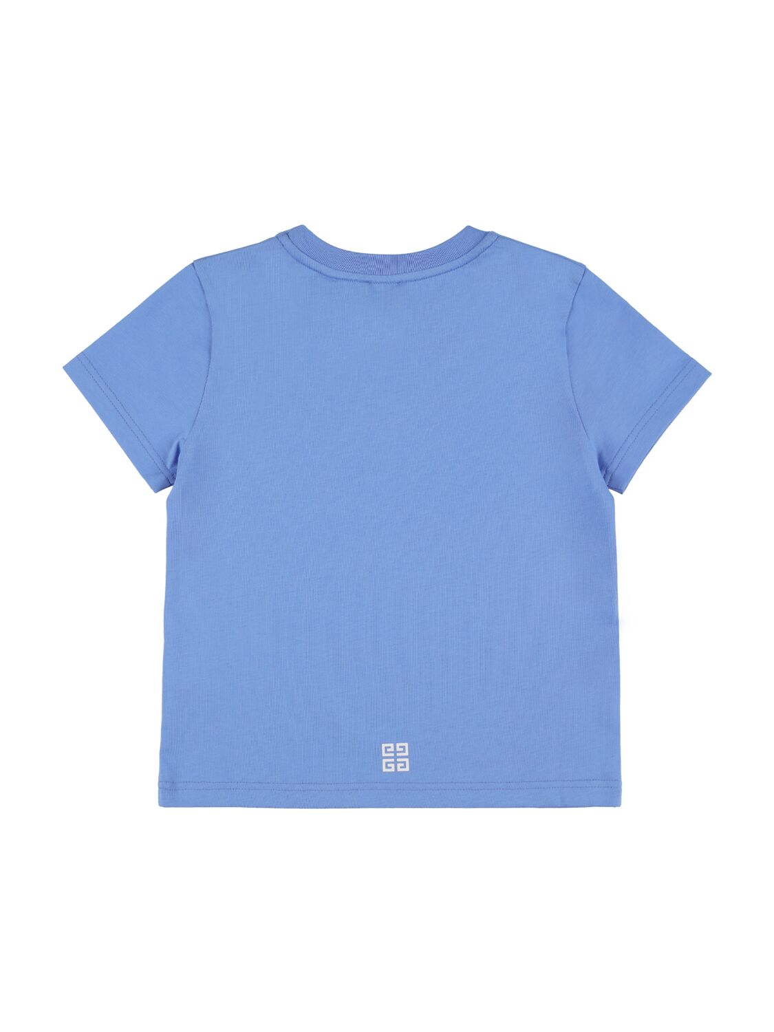 Shop Givenchy Cotton Jersey T-shirt In Blue