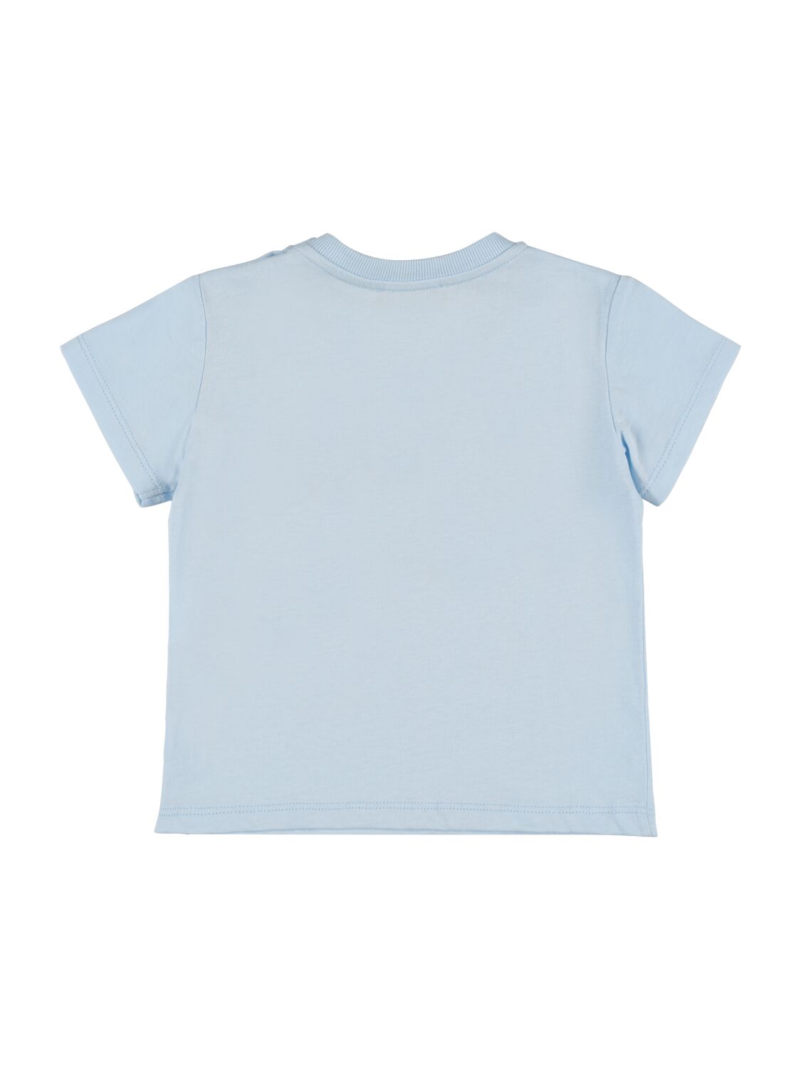 Shop Moschino Cotton Jersey T-shirt In Blue Sky