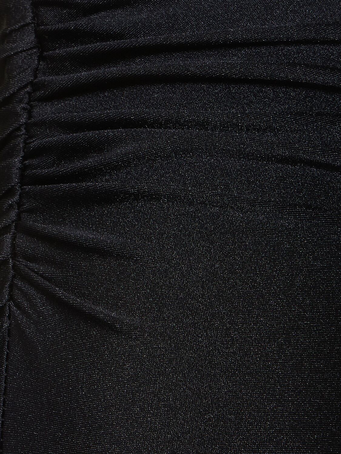 Shop The Andamane Poppy Shiny Lycra One Shoulder Jumpsuit In Black