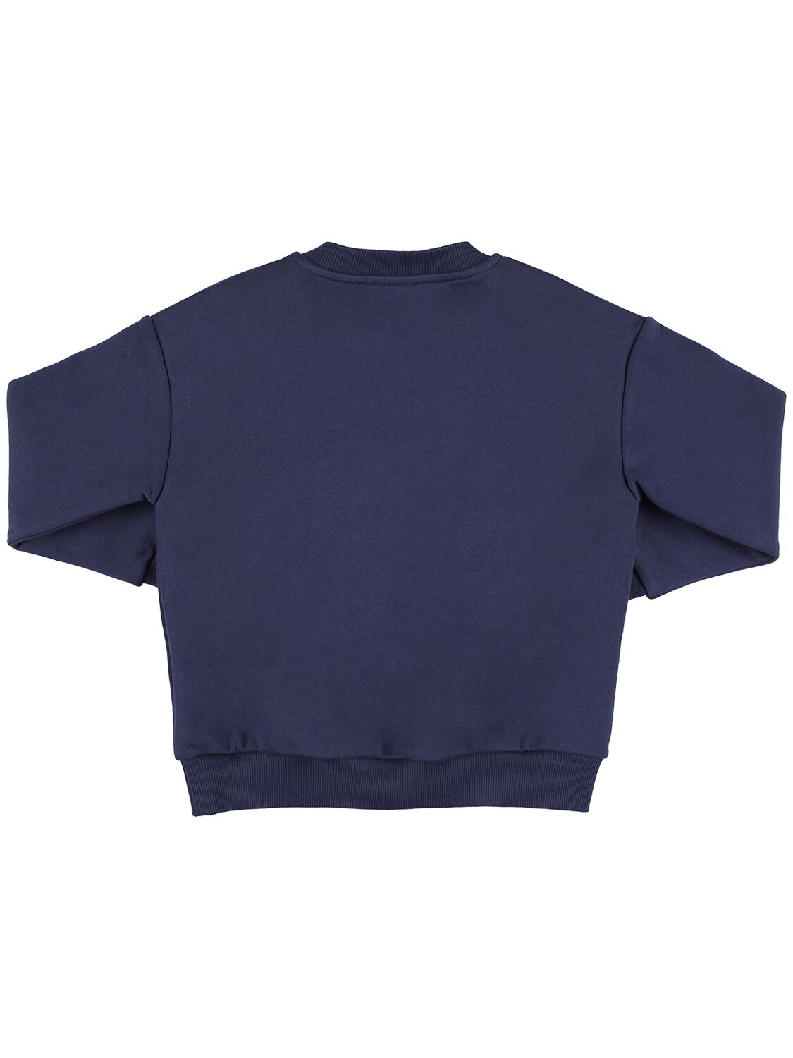 Shop Kenzo Cotton Crewneck Sweatshirt In 네이비