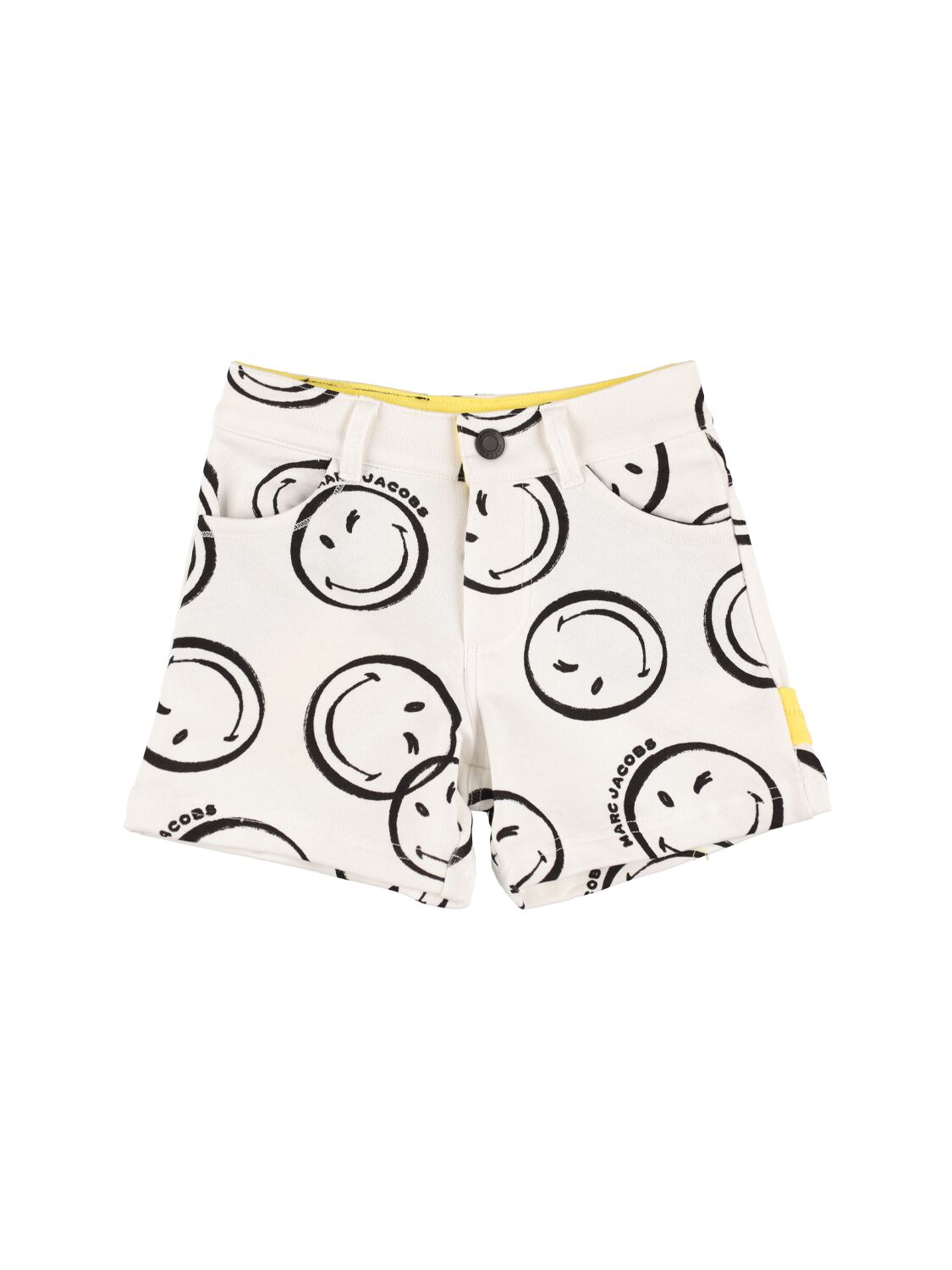 Marc Jacobs Kids' Organic Cotton Sweat Shorts In White