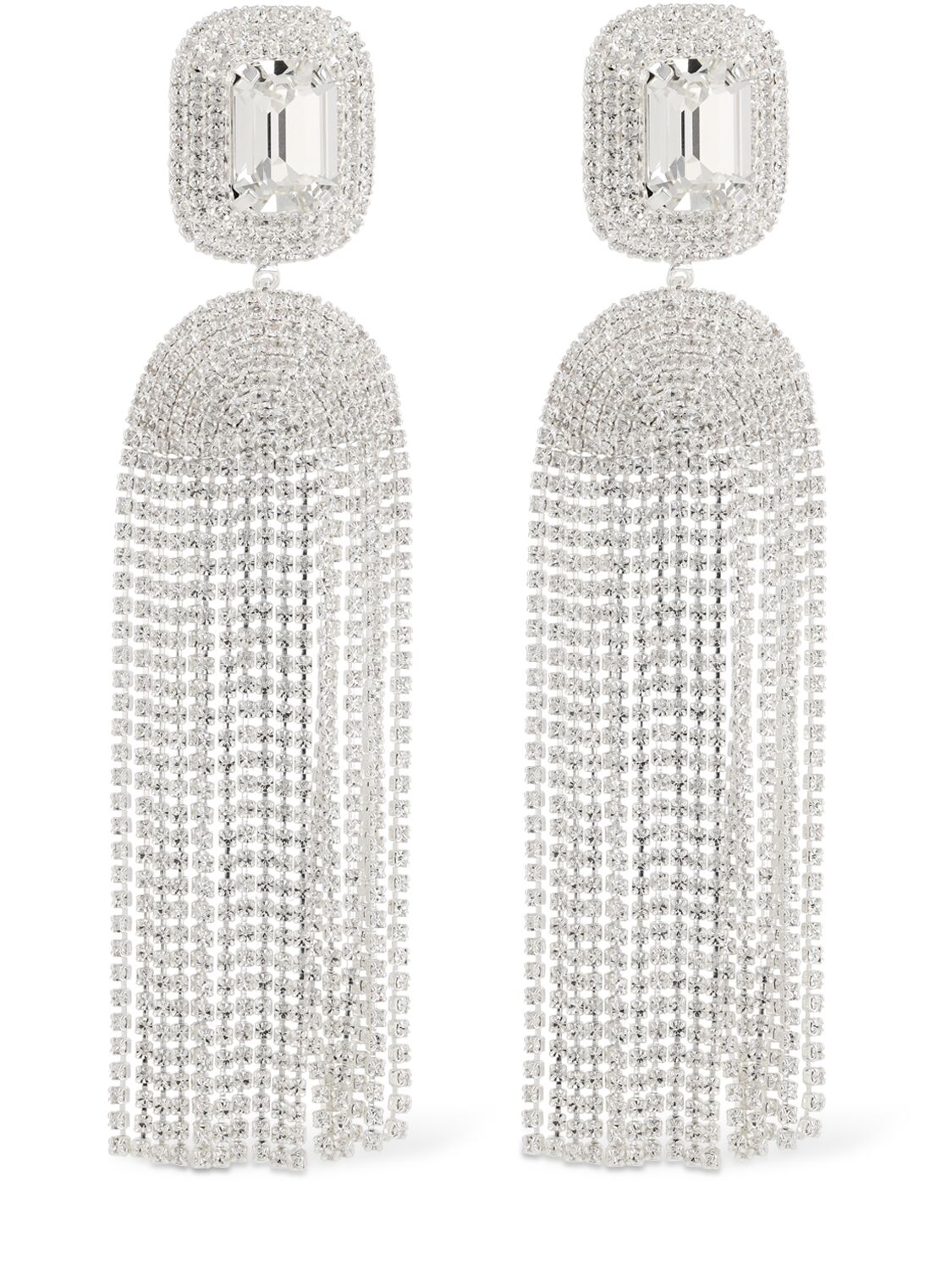 Image of Crystal Cascade Pendant Earrings