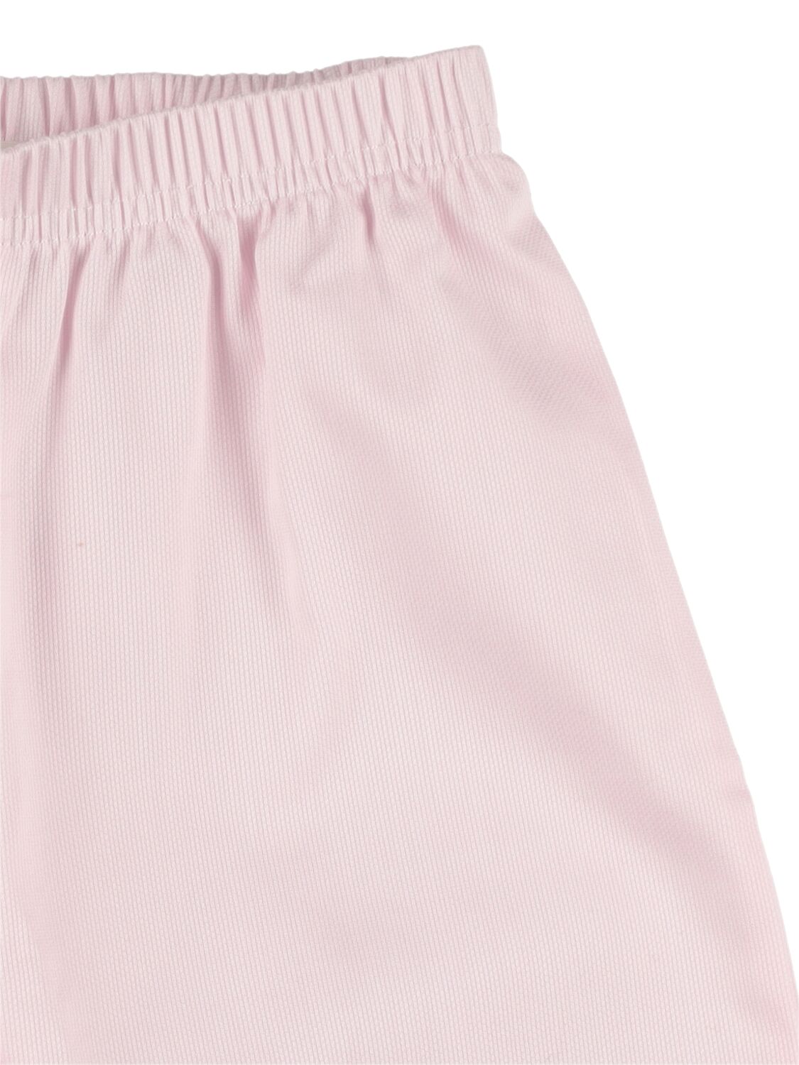 Shop Story Loris Cotton Poplin Long-sleeved Pajama Set In Pink