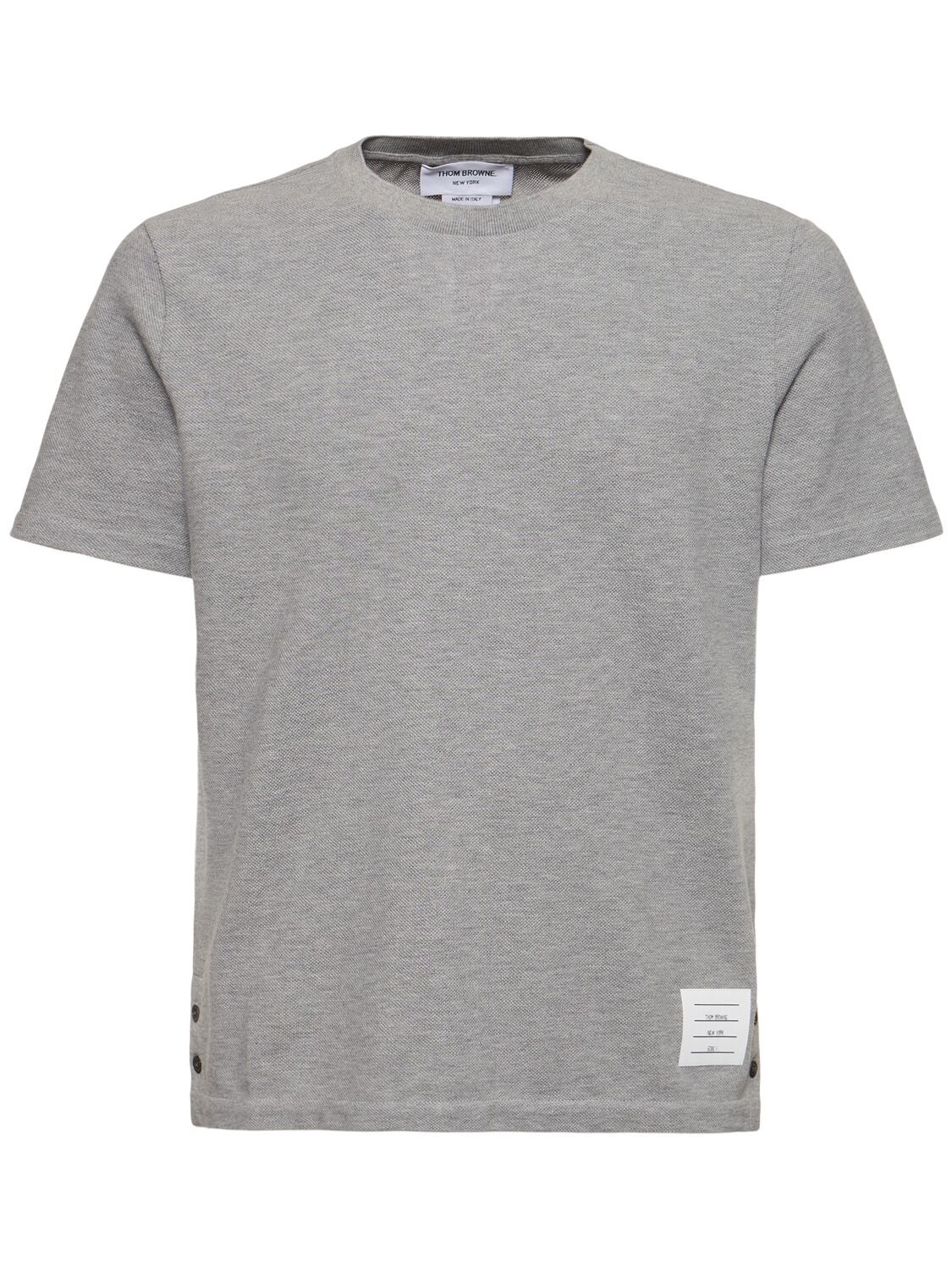 THOM BROWNE RELAXED FIT COTTON T-SHIRT