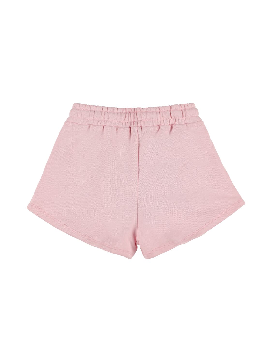 Shop Msgm Cotton Sweat Shorts In Pink